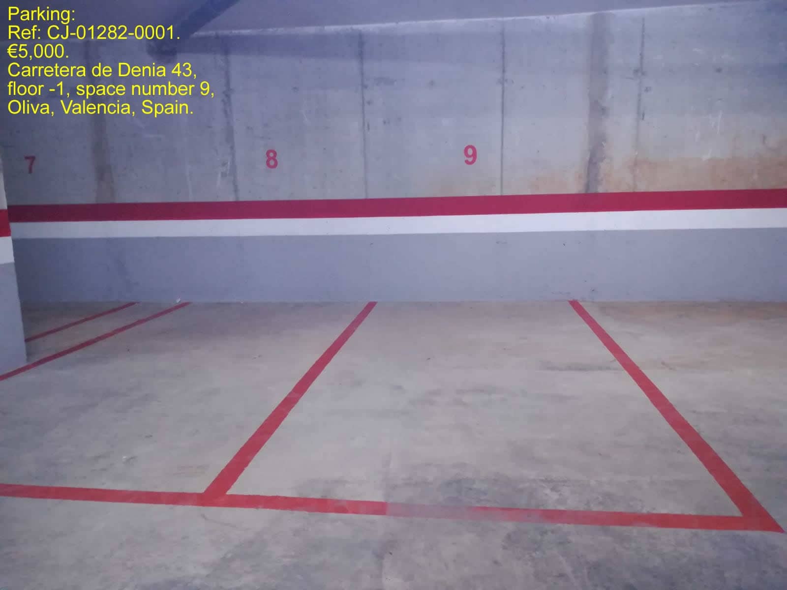 Garage à vendre à Oliva - 5 000 € (Ref: 9630605)