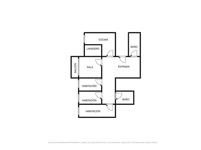 3 sypialnia Apartament na sprzedaż w Gandia - 99 000 € (Ref: 9823268)