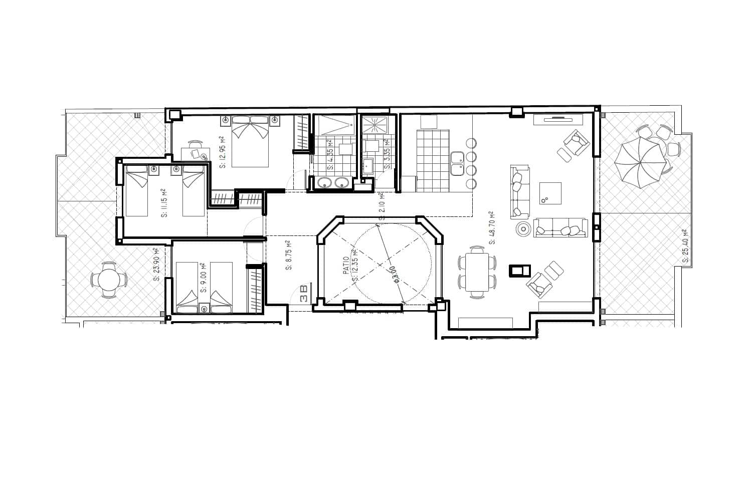 3 soverom Penthouse til salgs i Torre del Mar - € 539 900 (Ref: 9312334)