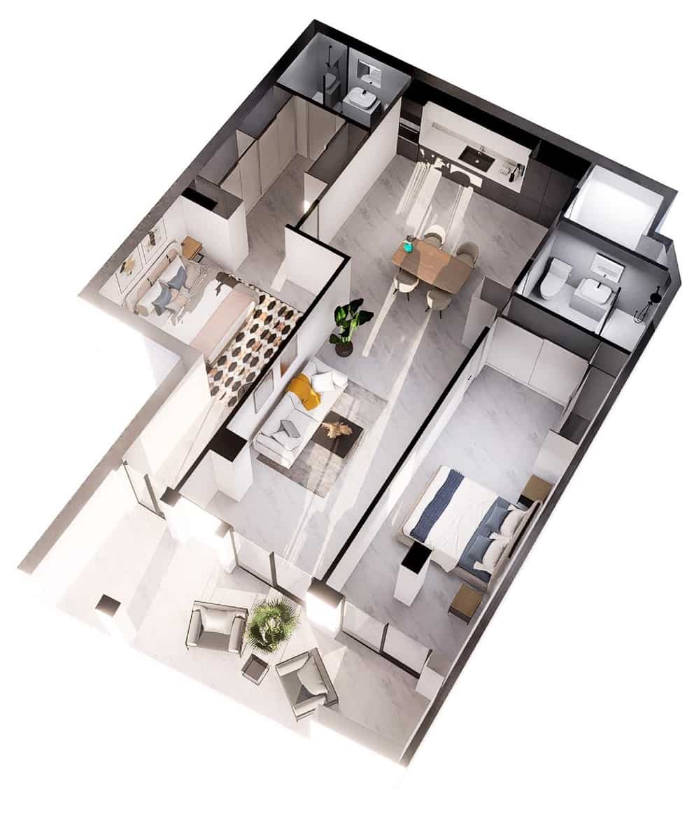 2 bedroom Apartment for sale in Torrevieja - € 259,000 (Ref: 9497180)