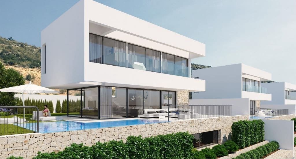 4 bedroom Villa for sale in Finestrat with pool garage - € 1,400,000 (Ref: 6601971)