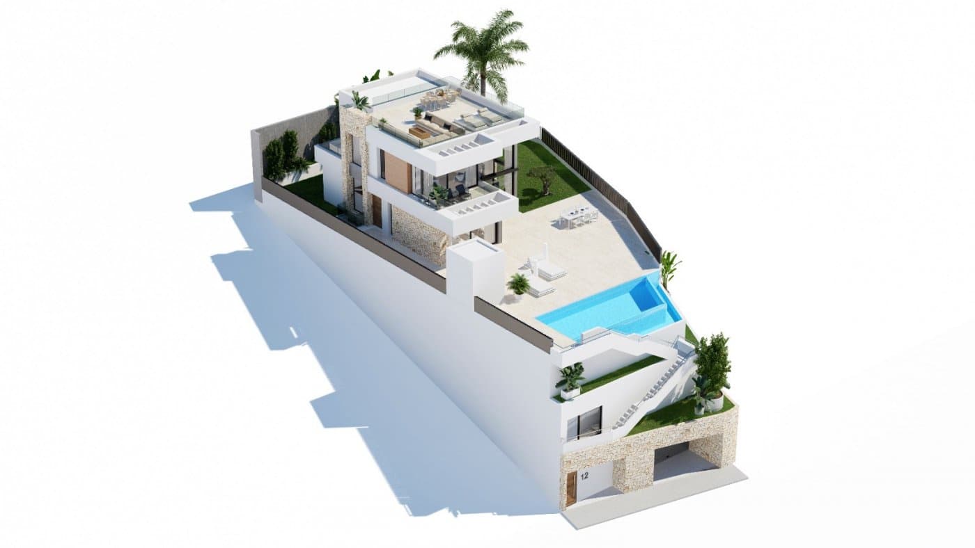 3 chambre Villa/Maison à vendre à Finestrat avec piscine garage - 1 495 000 € (Ref: 6611049)