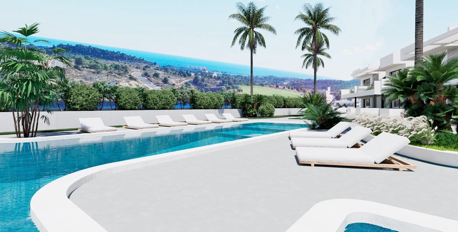 2 bedroom Bungalow for sale in Finestrat with pool garage - € 299,900 (Ref: 7513807)