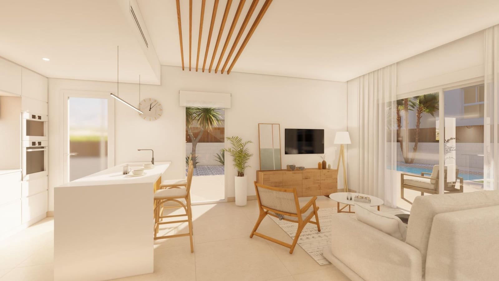 Chalet de 3 habitaciones en Pilar de la Horadada en venta con piscina - 469.000 € (Ref: 8786706)