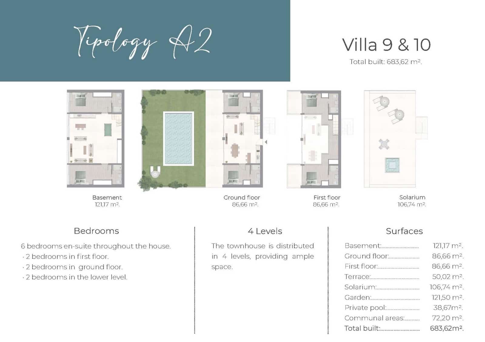 6 soveværelse Rækkehus til salg i Nueva Andalucia med swimmingpool - € 1.300.000 (Ref: 8998860)