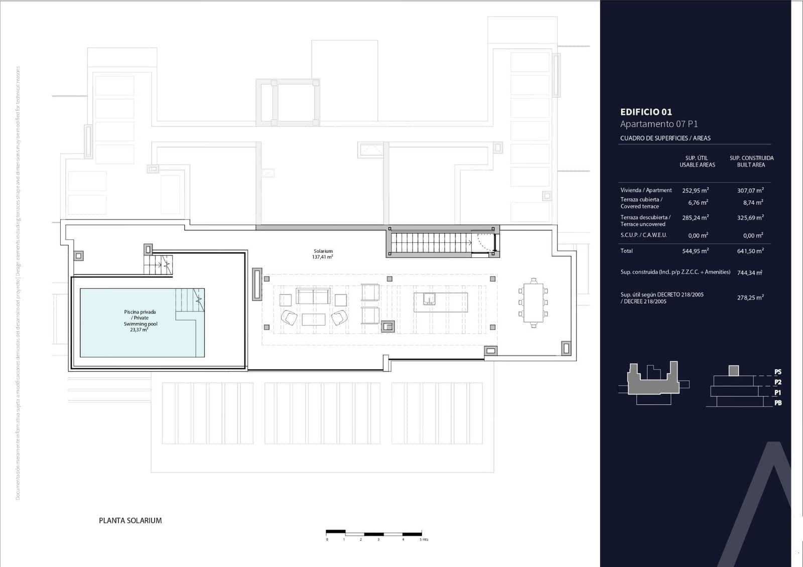 4 sypialnia Penthouse na sprzedaż w Marbella z basenem - 5 125 000 € (Ref: 8998890)