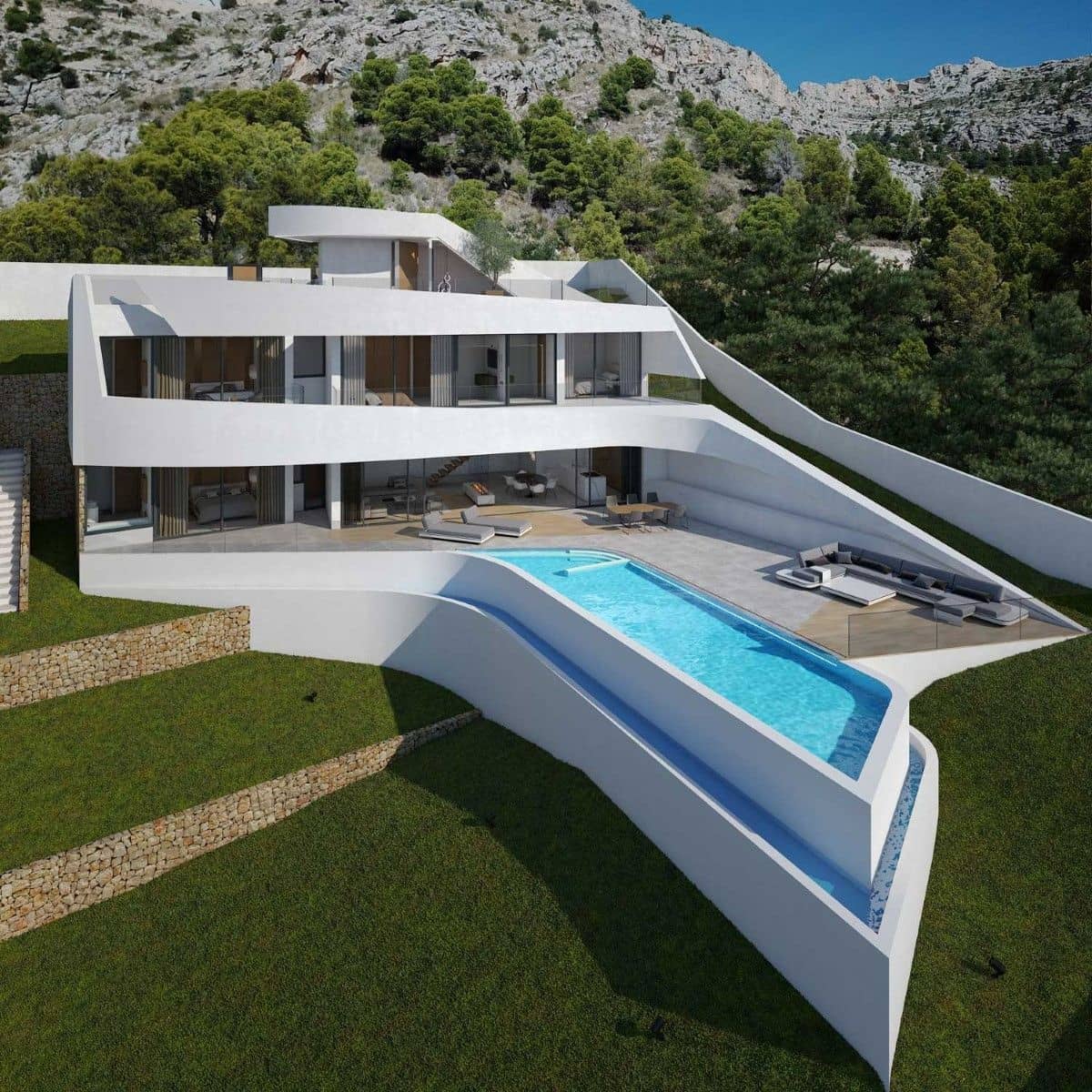 4 bedroom Villa for sale in Altea with pool garage - € 2,250,000 (Ref: 6243633)