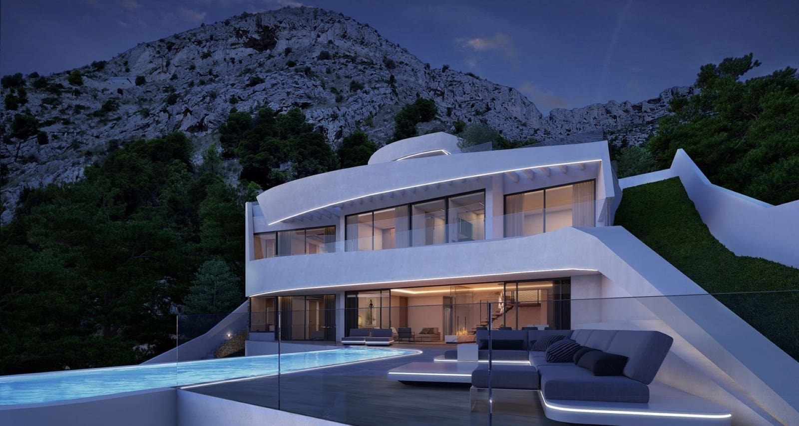 4 bedroom Villa for sale in Altea with pool garage - € 2,250,000 (Ref: 6243633)