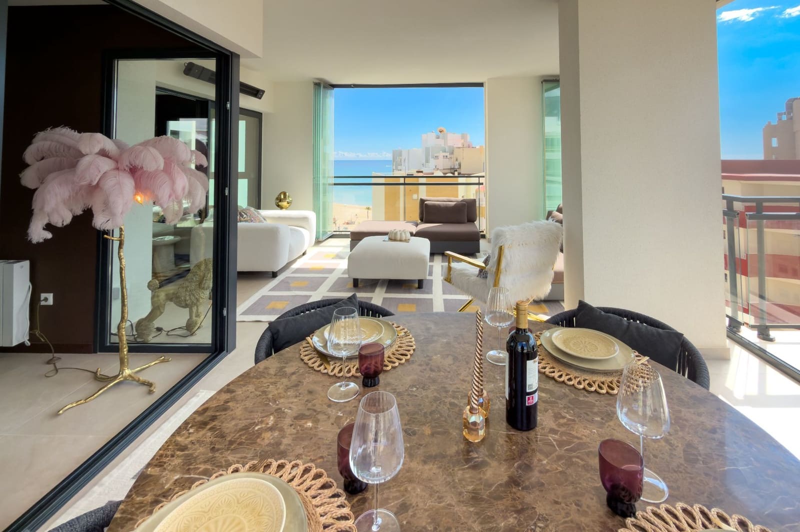 3 sypialnia Apartament na sprzedaż w Calpe / Calp z basenem garażem - 945 000 € (Ref: 9676771)