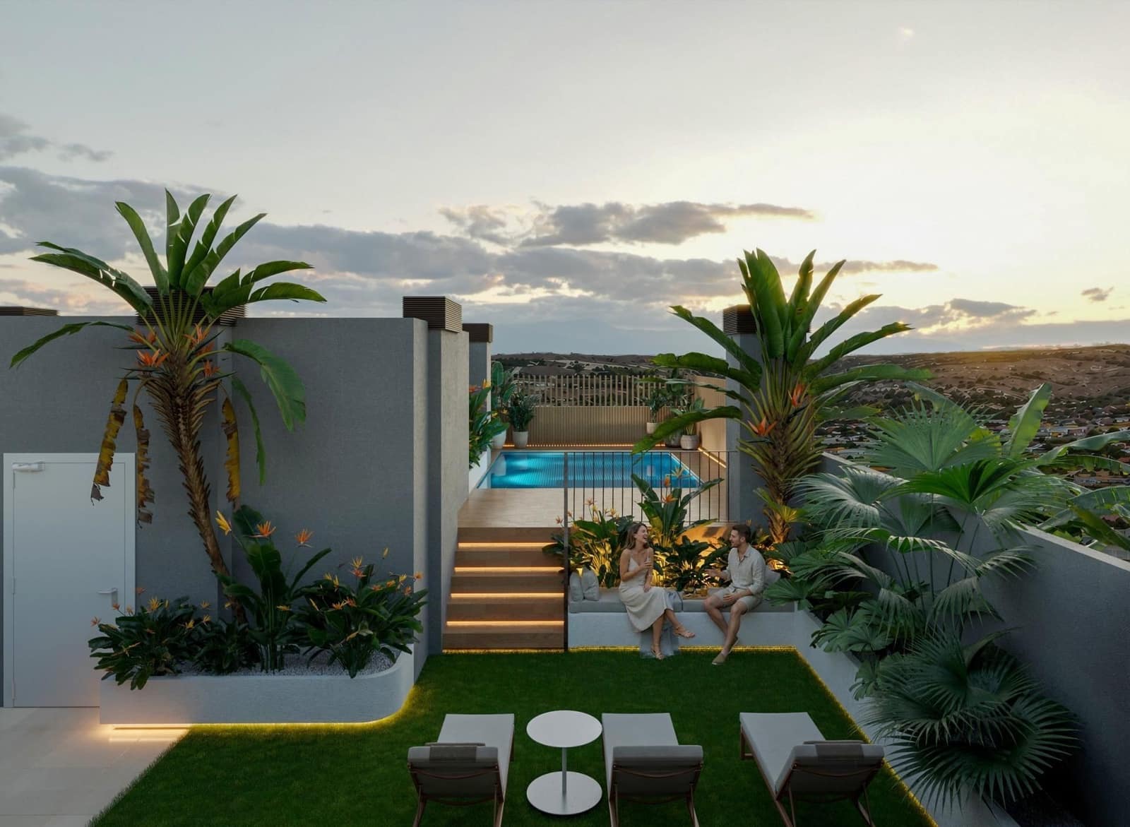 2 bedroom Penthouse for sale in Santa Pola with pool - € 365,000 (Ref: 10005156)