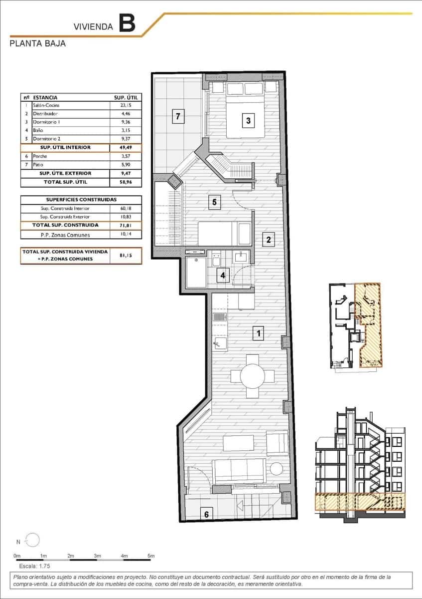 2 chambre Appartement à vendre à Guardamar del Segura avec piscine - 215 000 € (Ref: 10133096)