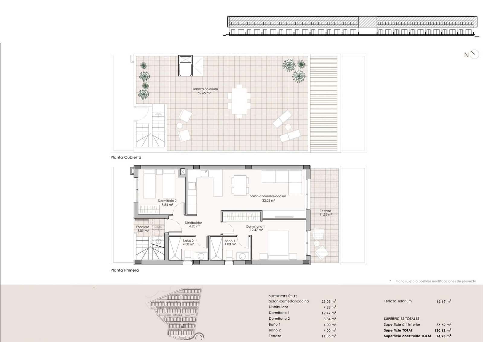2 soverom Penthouse til salgs i Pulpi med svømmebasseng garasje - € 219 900 (Ref: 10133102)
