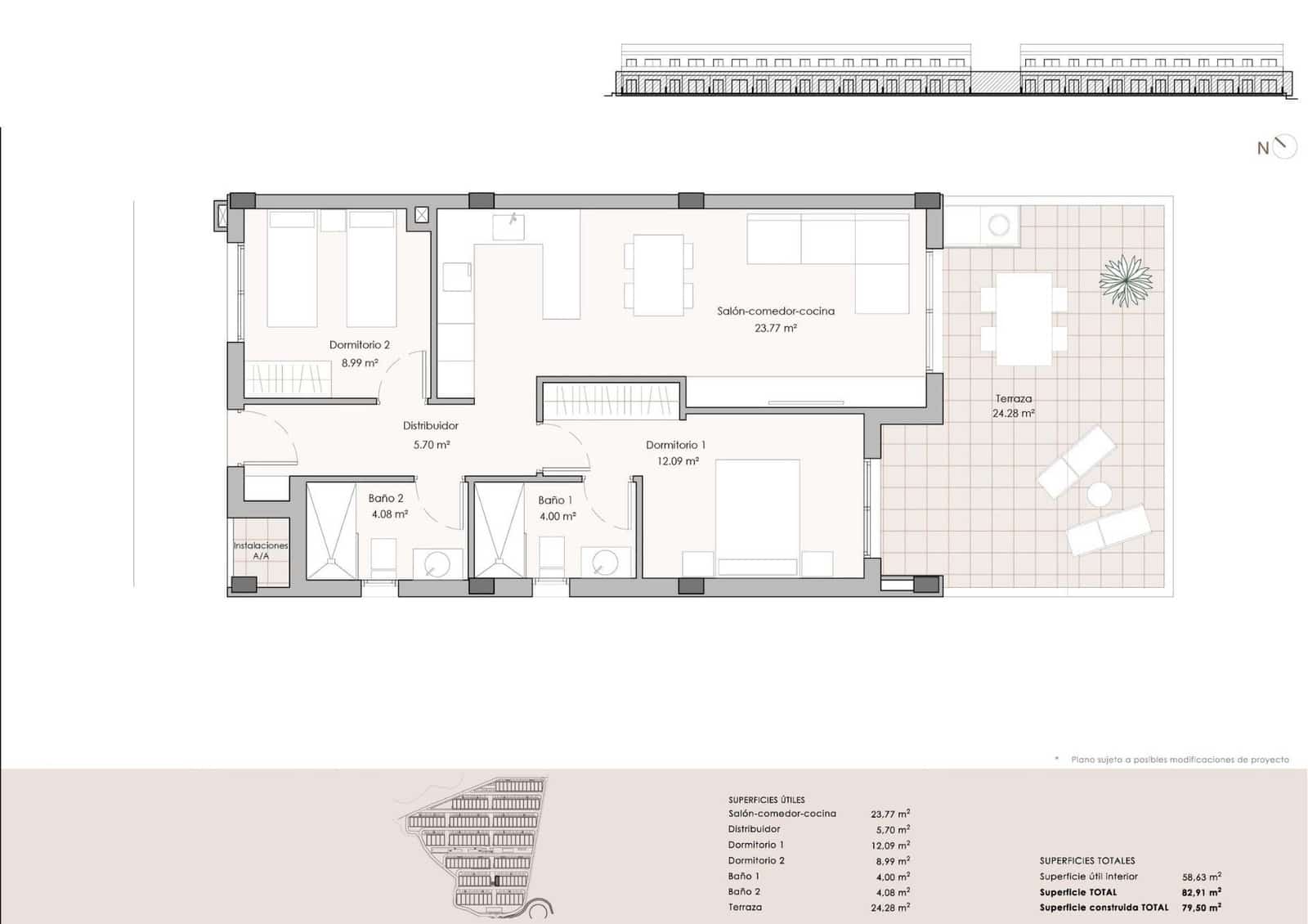 2 sypialnia Apartament na sprzedaż w Pulpi z basenem garażem - 199 900 € (Ref: 10133104)
