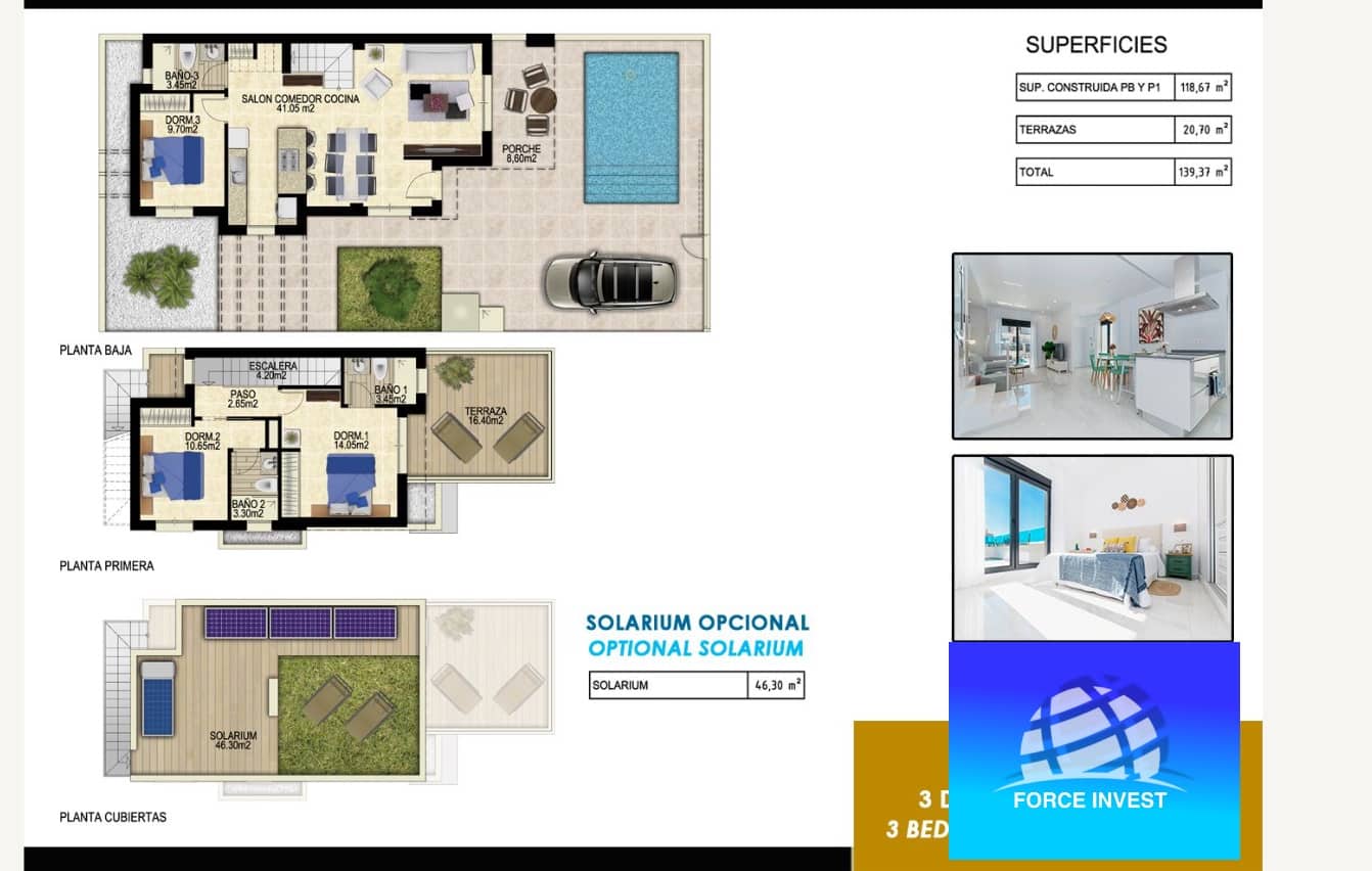 3 bedroom Villa for sale in Orihuela - € 365,000 (Ref: 7148253)