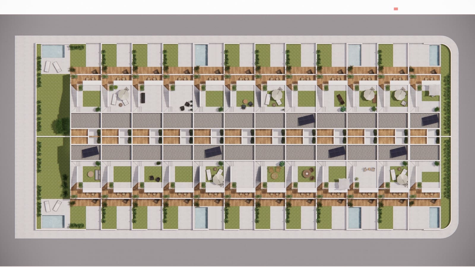 3 soverom Kjedet enebolig til salgs i Orihuela Costa med svømmebasseng - € 259 000 (Ref: 7339567)