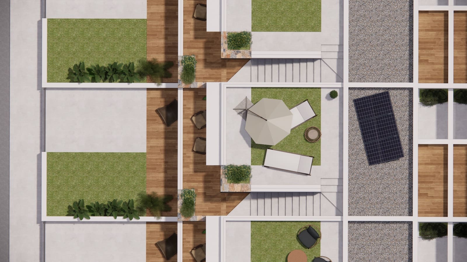 3 soverom Kjedet enebolig til salgs i Orihuela Costa med svømmebasseng - € 259 000 (Ref: 7339567)