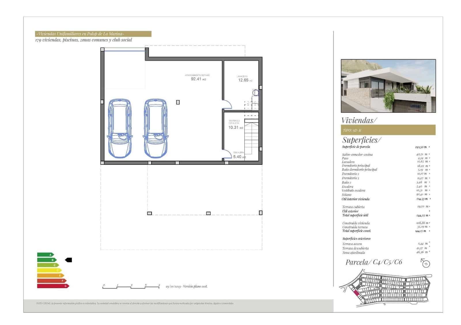 3 soveværelse Villa til salg i Polop med swimmingpool - € 470.000 (Ref: 7898441)