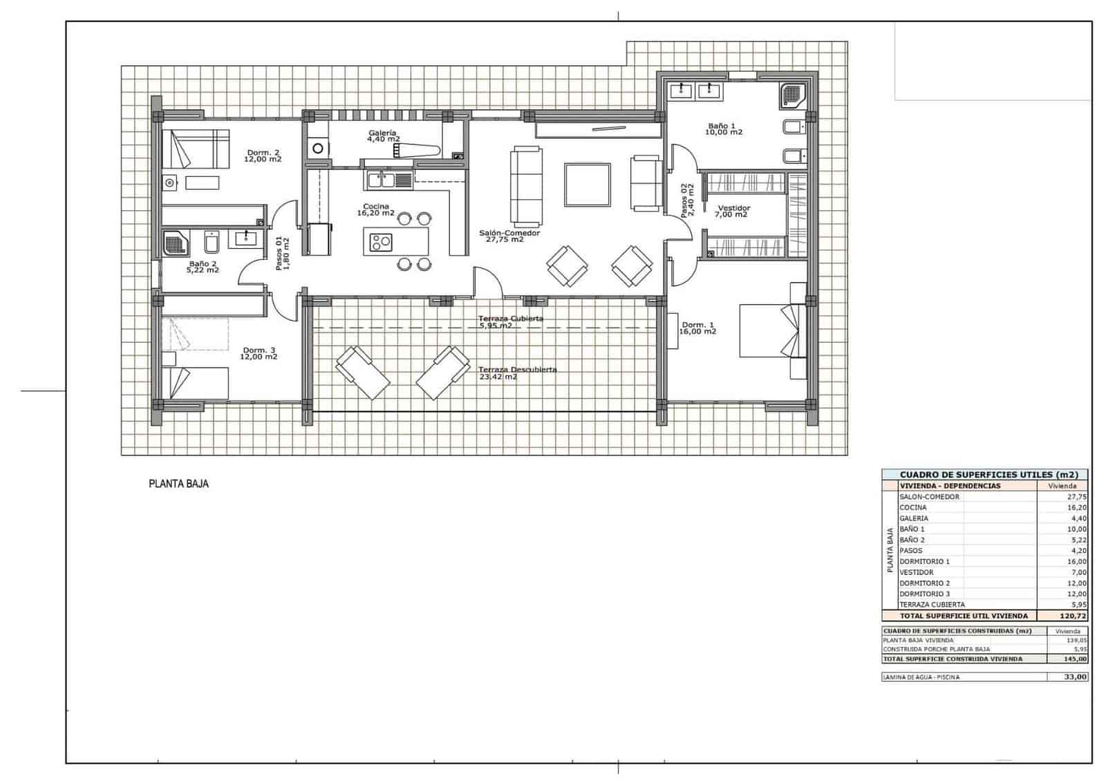 3 bedroom Villa for sale in Pinoso with pool - € 398,000 (Ref: 8130270)