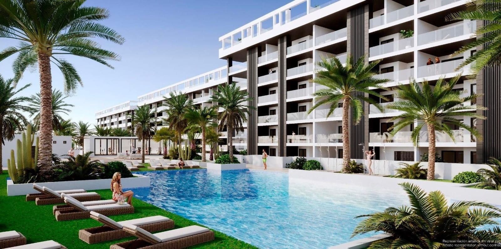 2 soveværelse Lejlighed til salg i Torrevieja med swimmingpool - € 305.000 (Ref: 8856843)