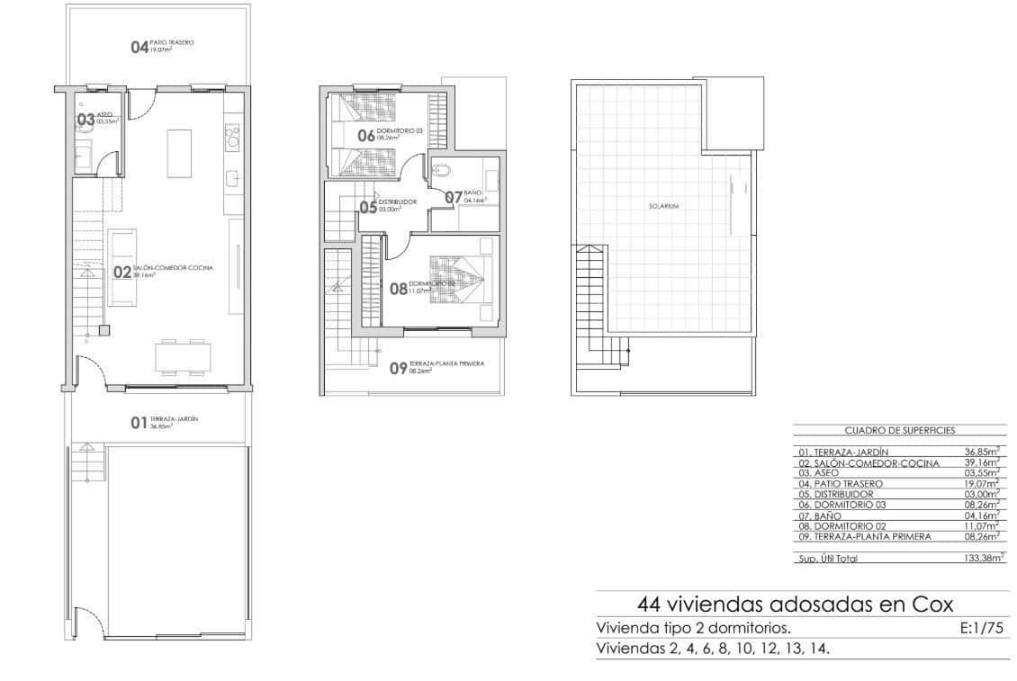 2 slaapkamer Huis te koop in Cox met zwembad - € 233.000 (Ref: 8961102)