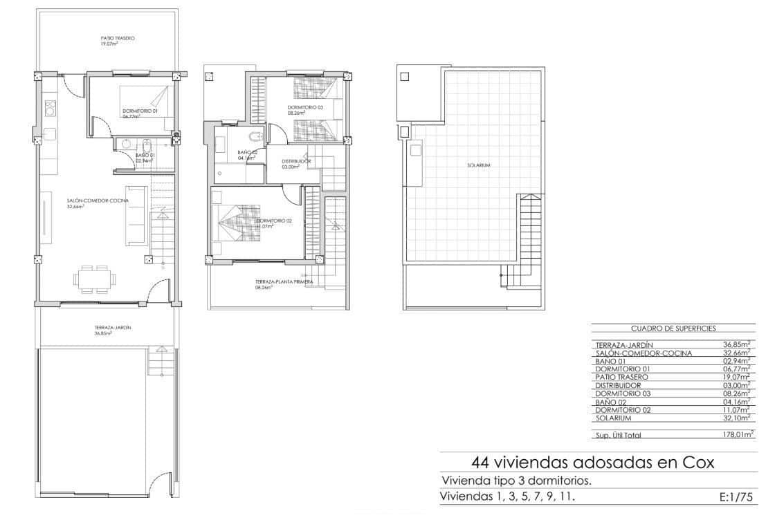 3 slaapkamer Huis te koop in Cox met zwembad - € 235.000 (Ref: 8964180)