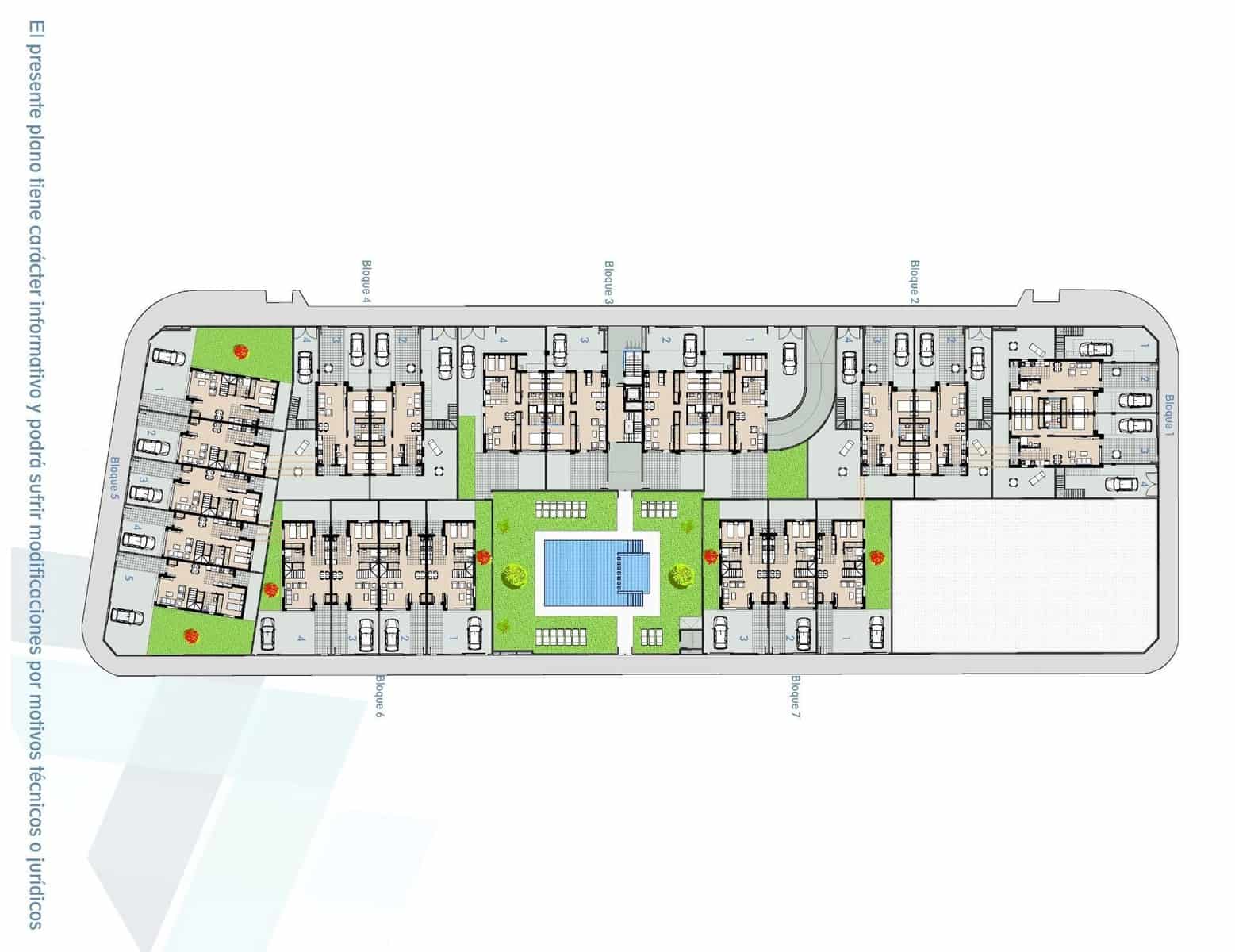 2 quarto Bungalow para venda em Torre de la Horadada com piscina - 369 900 € (Ref: 9007413)