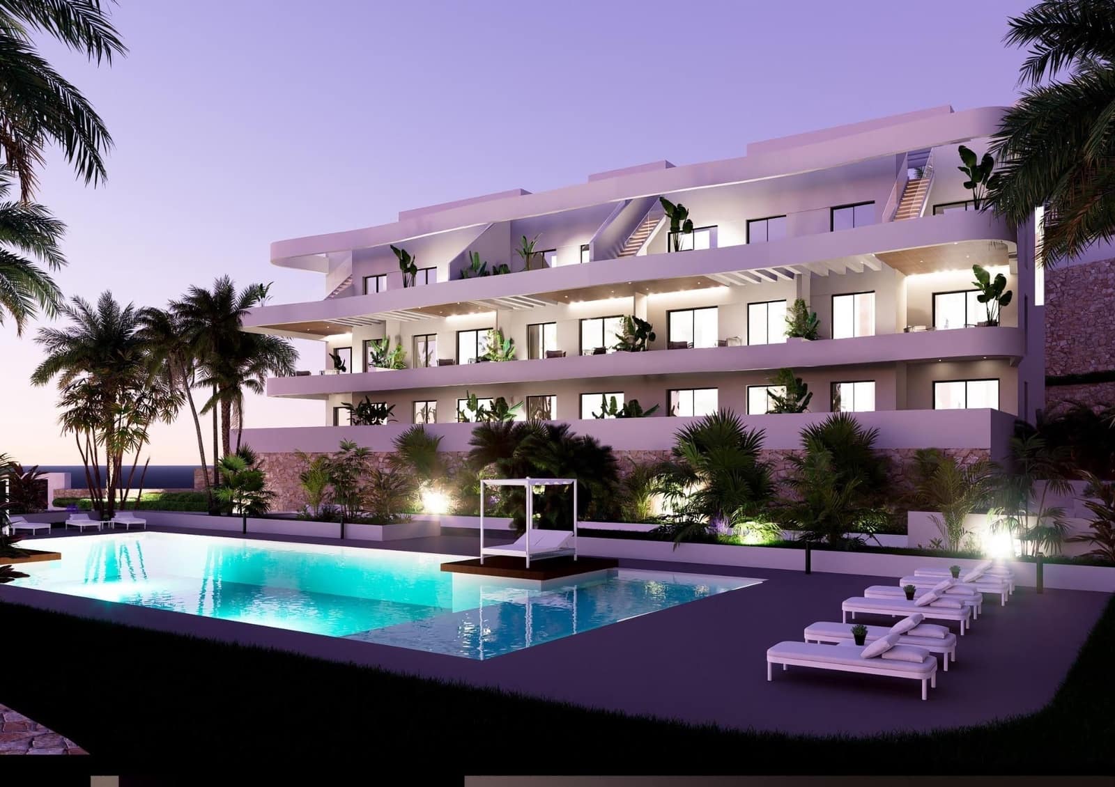 2 soveværelse Penthouse til salg i Finestrat med swimmingpool - € 369.900 (Ref: 9007429)