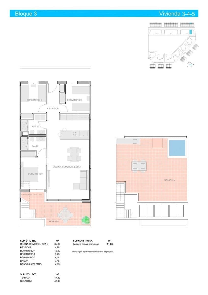 3 bedroom Penthouse for sale in El Raso with pool - € 314,900 (Ref: 9007443)