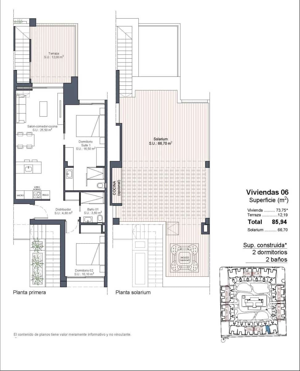 2 slaapkamer Bungalow te koop in Ciudad Quesada met zwembad - € 324.000 (Ref: 9007475)