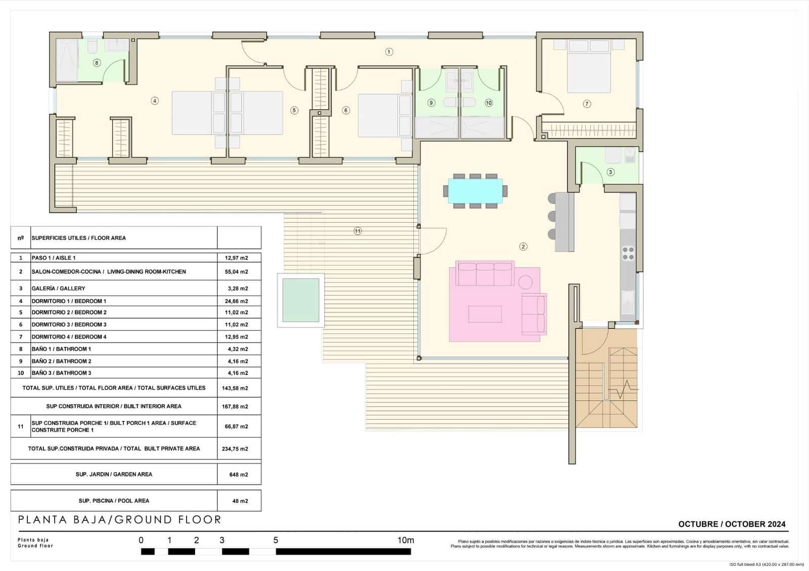 4 sypialnia Willa na sprzedaż w El Chaparral z basenem - 895 000 € (Ref: 9108483)