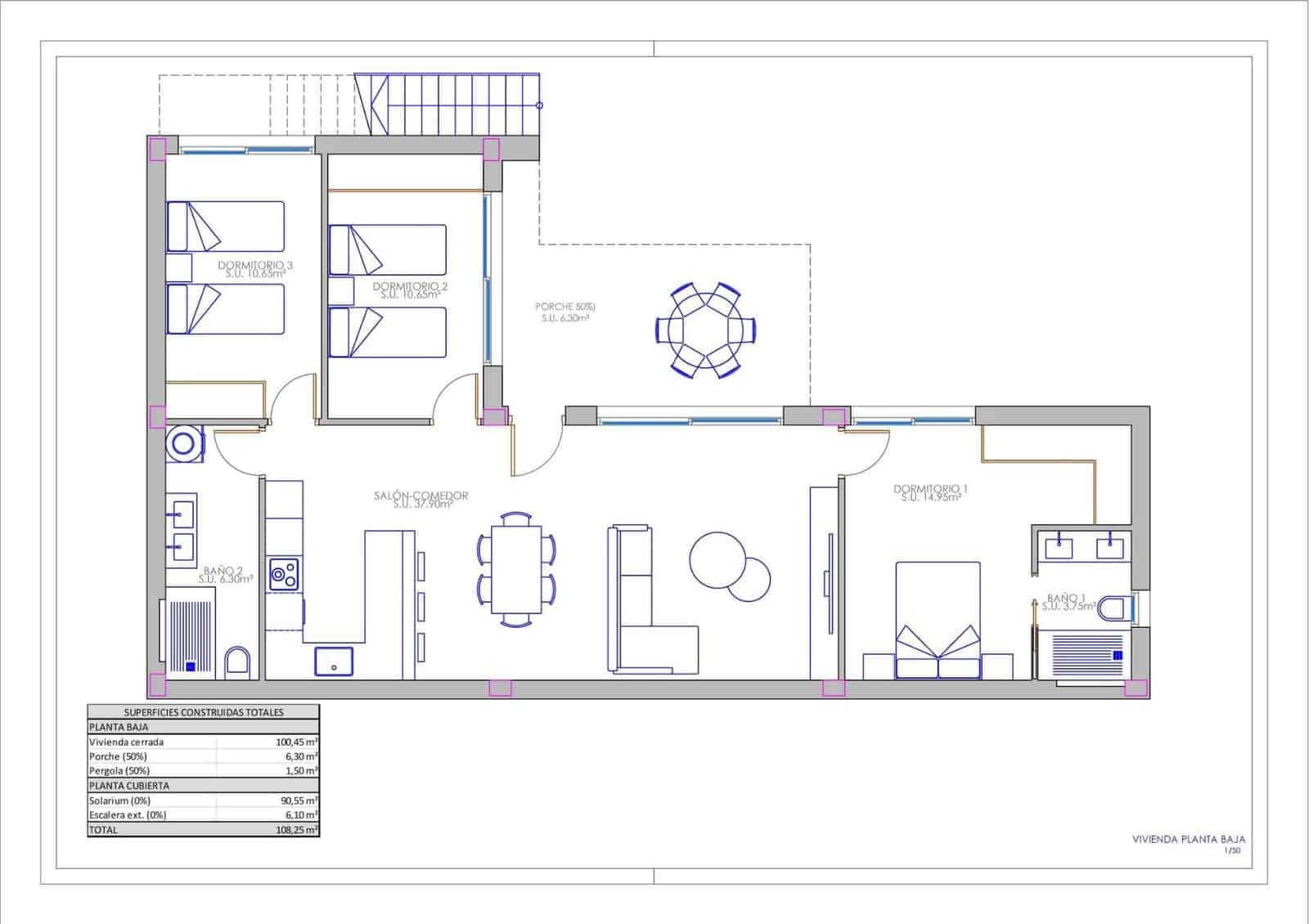 3 sovrum Villa till salu i Los Montesinos - 409 900 € (Ref: 9208125)