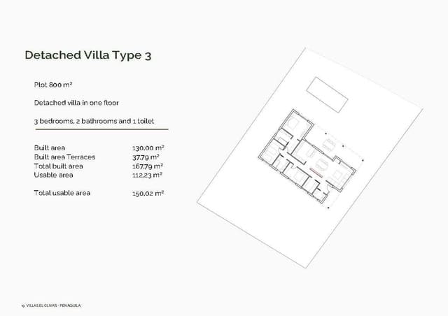 3 camera da letto Villa in vendita in Penàguila - 424.000 € (Rif: 9208134)