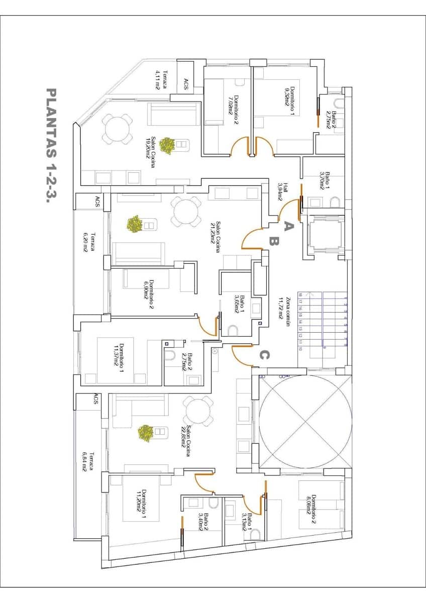 2 sovrum Lägenhet till salu i Guardamar del Segura - 254 500 € (Ref: 9276139)