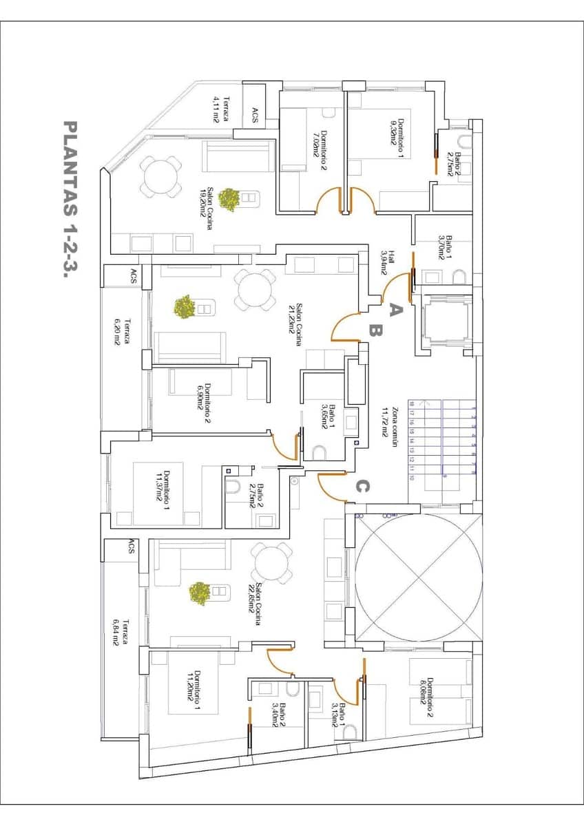 2 soveværelse Lejlighed til salg i Guardamar del Segura - € 281.500 (Ref: 9276139)