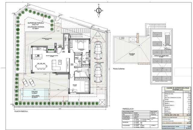 3 makuuhuone Huvila myytävänä paikassa Benijófar mukana uima-altaan - 566 000 € (Ref: 9308299)