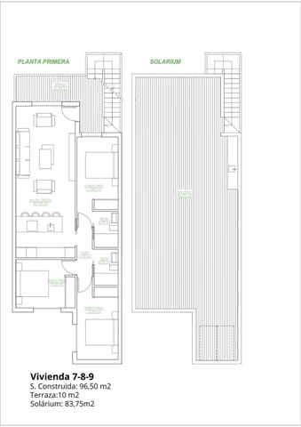 3 soveværelse Bungalow til salg i San Pedro del Pinatar med swimmingpool - € 299.900 (Ref: 9410680)