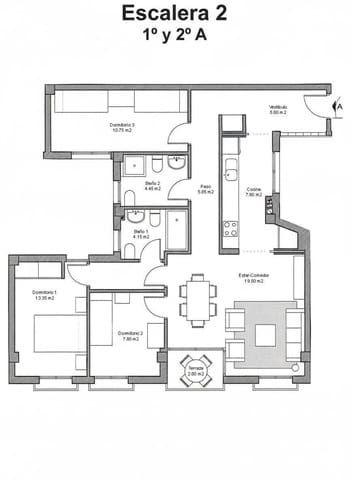 3 Zimmer Apartment zu verkaufen in Avileses - 144.000 € (Ref: 9481901)