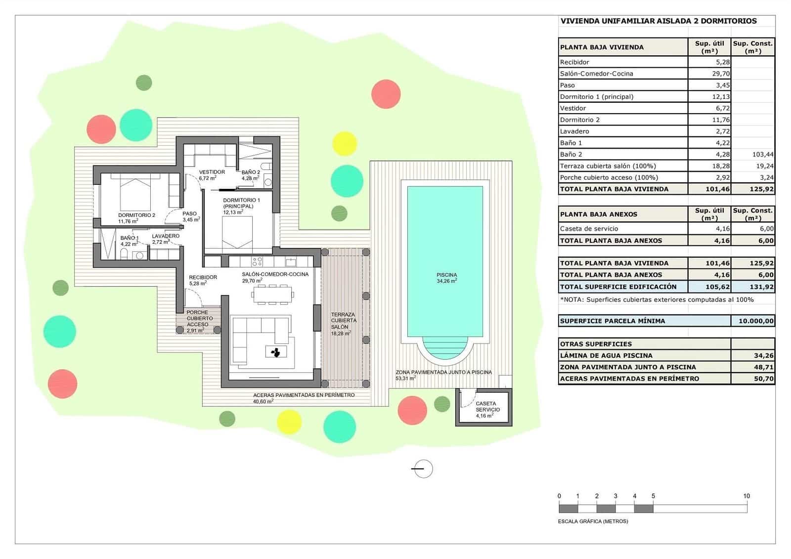 2 sypialnia Willa na sprzedaż w Rodriguillo z basenem - 385 000 € (Ref: 9521234)