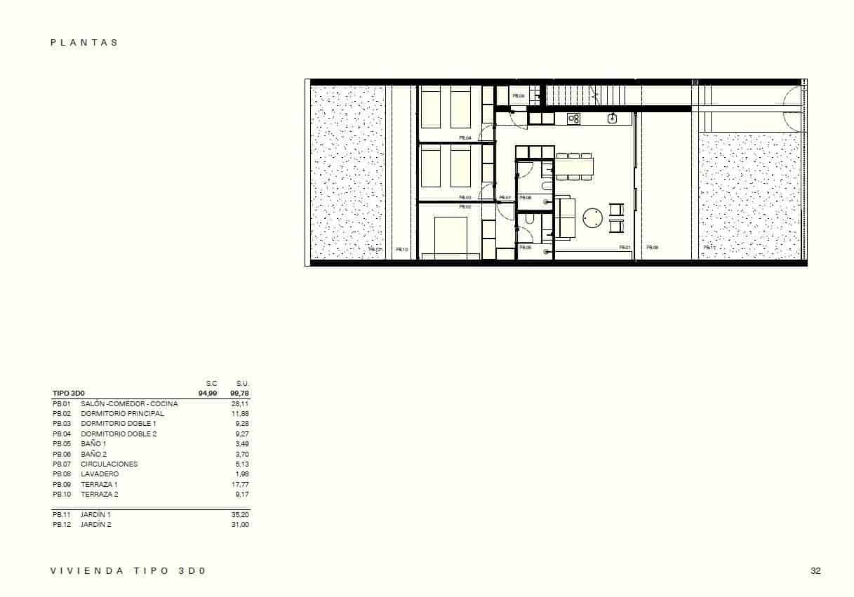 3 soveværelse Bungalow til salg i Los Balcones med swimmingpool - € 340.000 (Ref: 9707463)