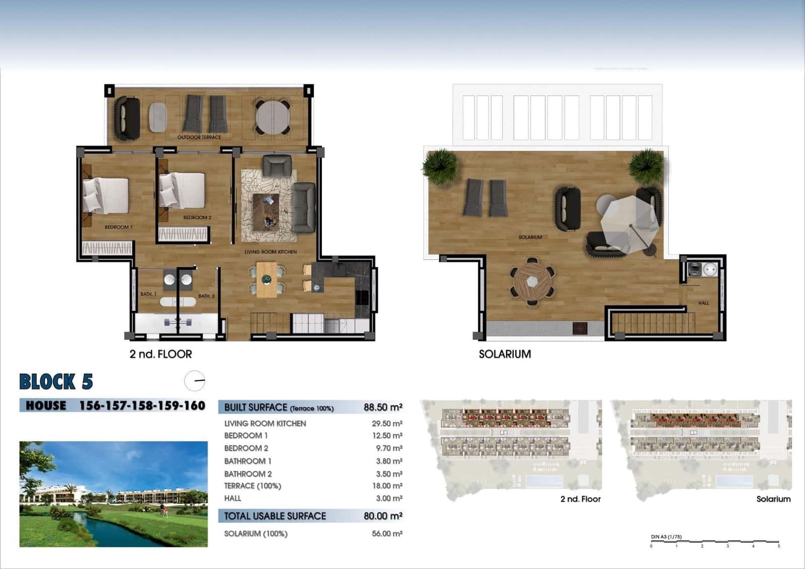 2 soveværelse Penthouse til salg i Los Alcazares med swimmingpool - € 325.000 (Ref: 9790740)