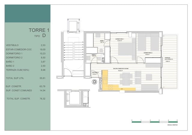 2 soveværelse Lejlighed til salg i Guardamar del Segura med swimmingpool - € 253.000 (Ref: 9790755)