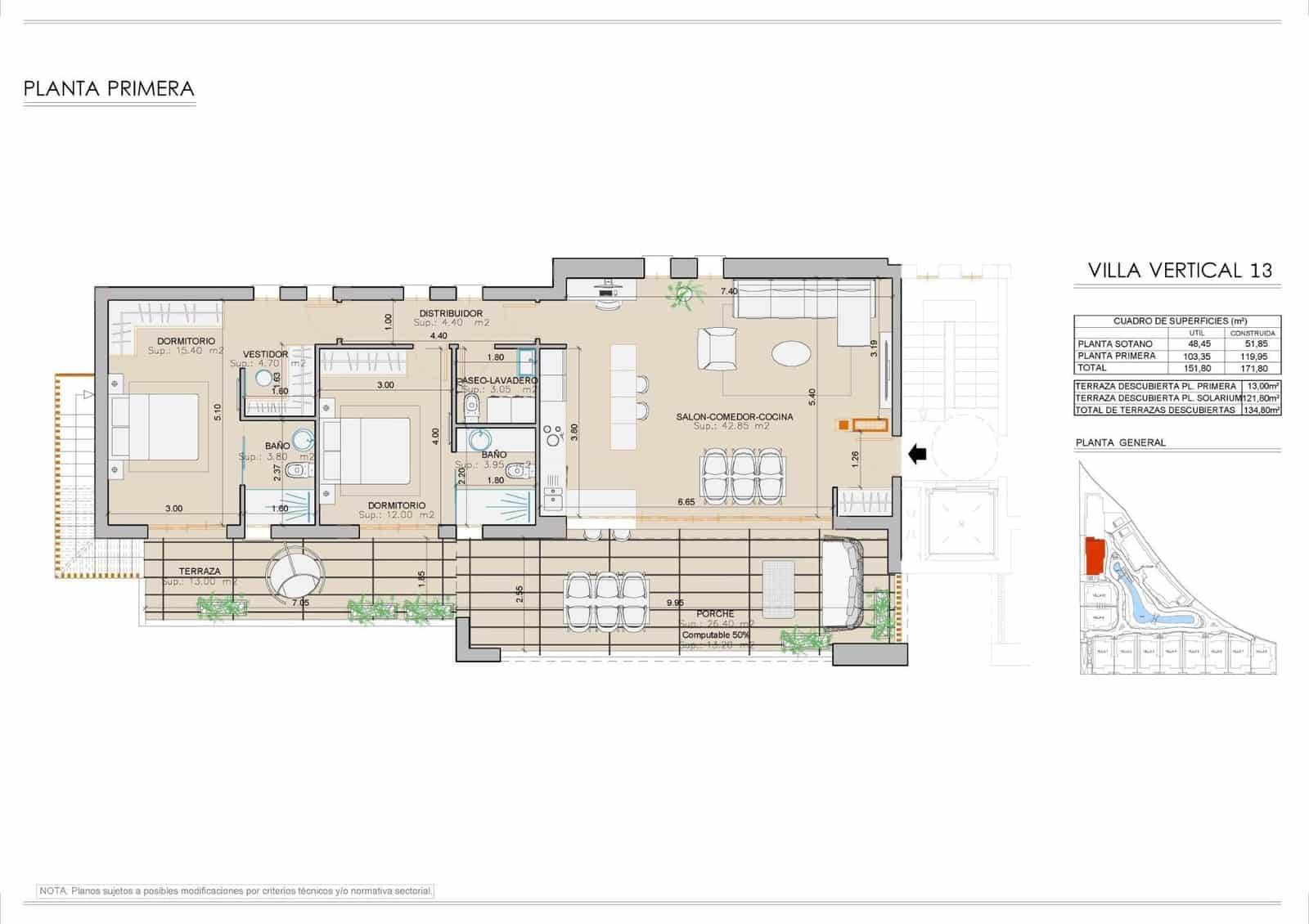 2 camera da letto Bungalow in vendita in Pulpi con piscina - 385.000 € (Rif: 9790756)