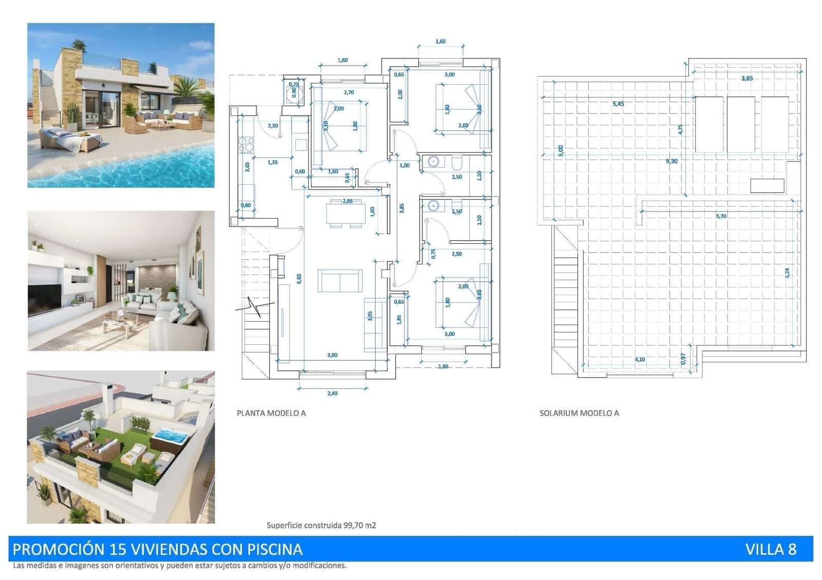 3 sypialnia Willa na sprzedaż w San Fulgencio z basenem - 395 000 € (Ref: 9790759)