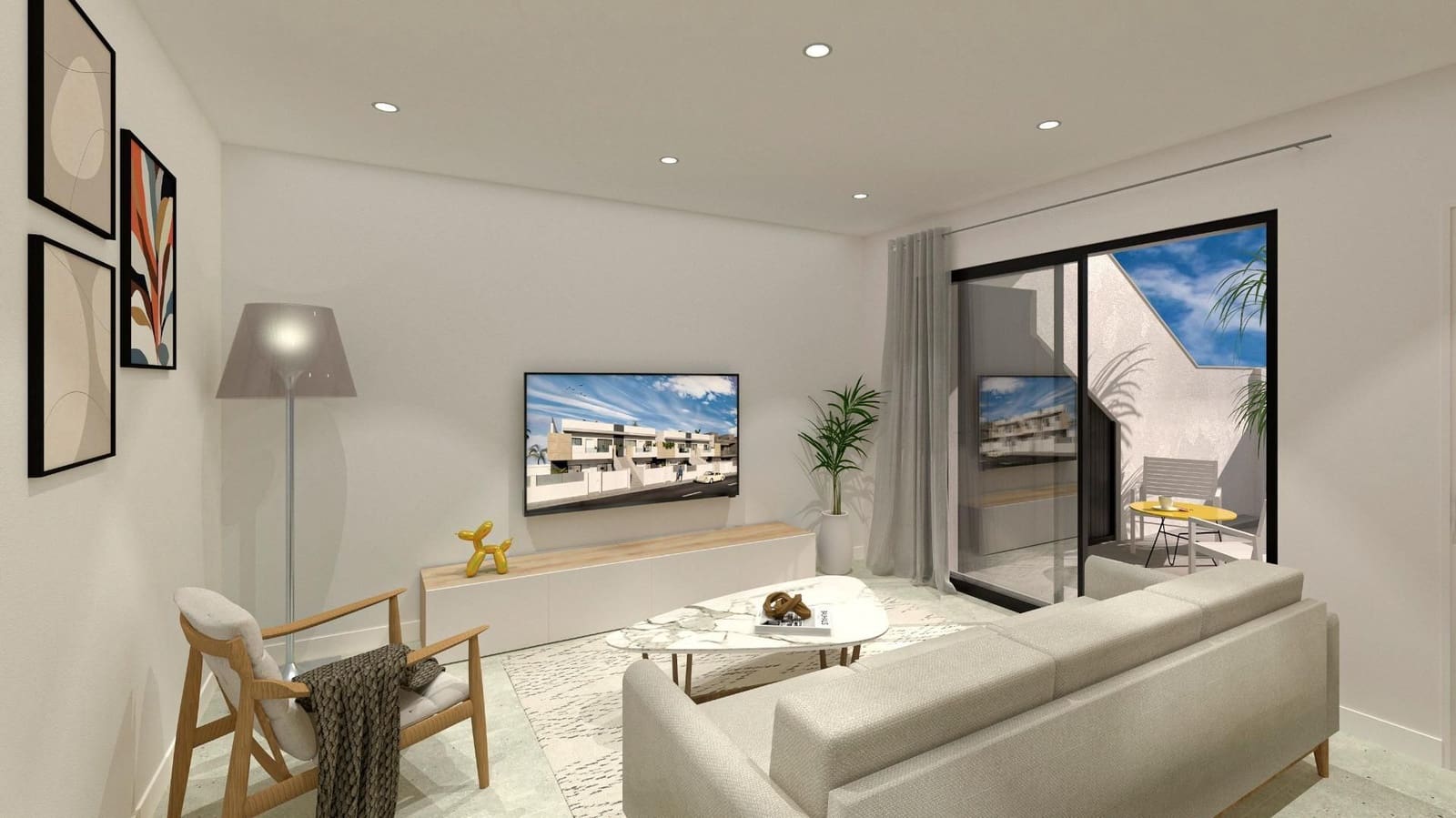 2 chambre Bungalow à vendre à San Pedro del Pinatar avec piscine - 319 900 € (Ref: 9800525)