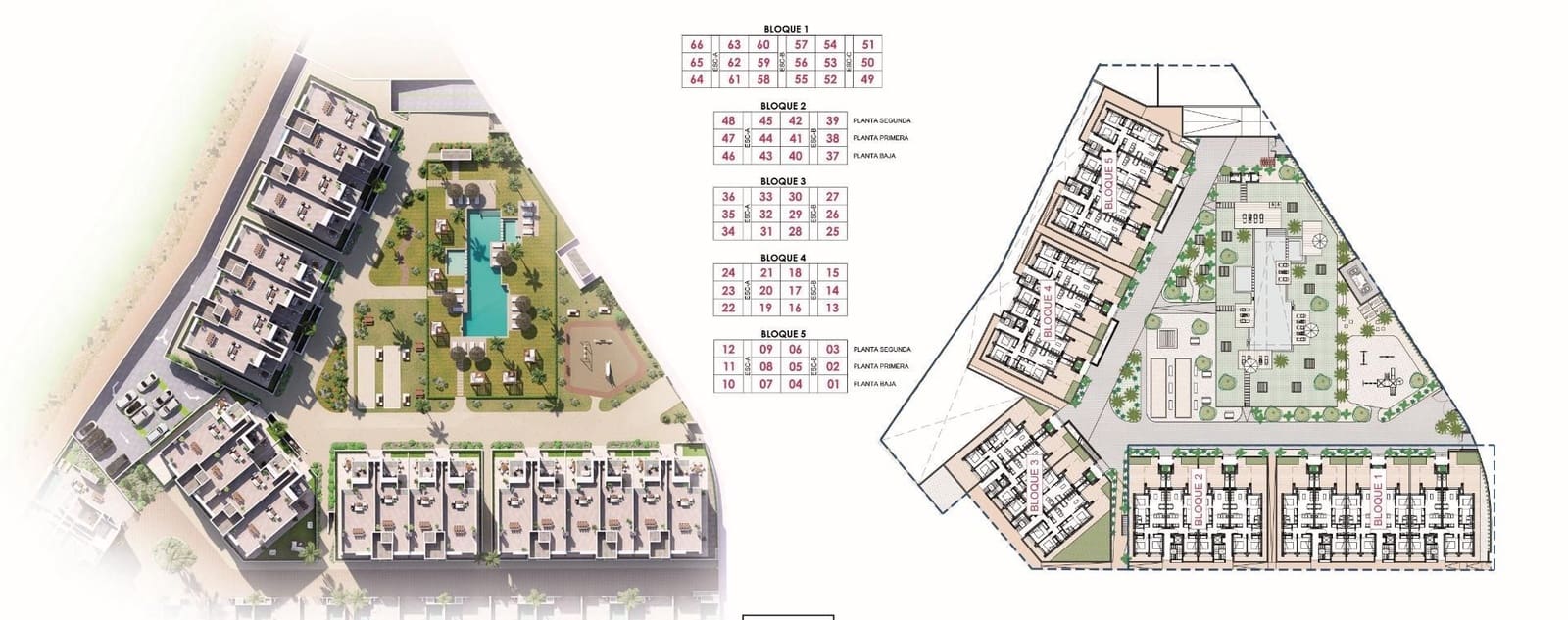 2 soverom Leilighet til salgs i Los Alcazares med svømmebasseng - € 299 000 (Ref: 9800531)