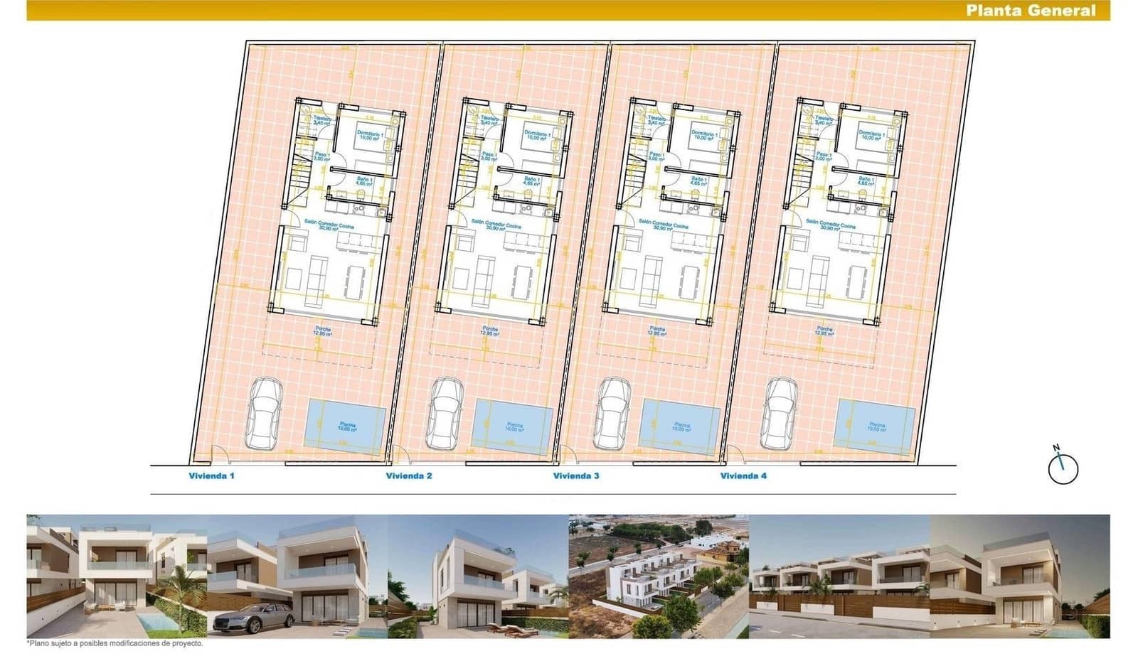 3 sovrum Villa till salu i Pilar de la Horadada med pool - 550 000 € (Ref: 9801242)