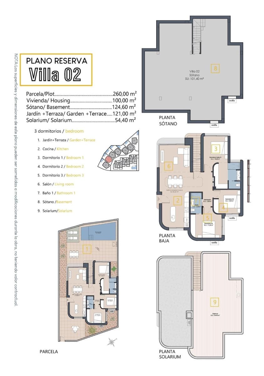 Chalet de 3 habitaciones en Los Alcázares en venta con piscina - 649.900 € (Ref: 9801259)