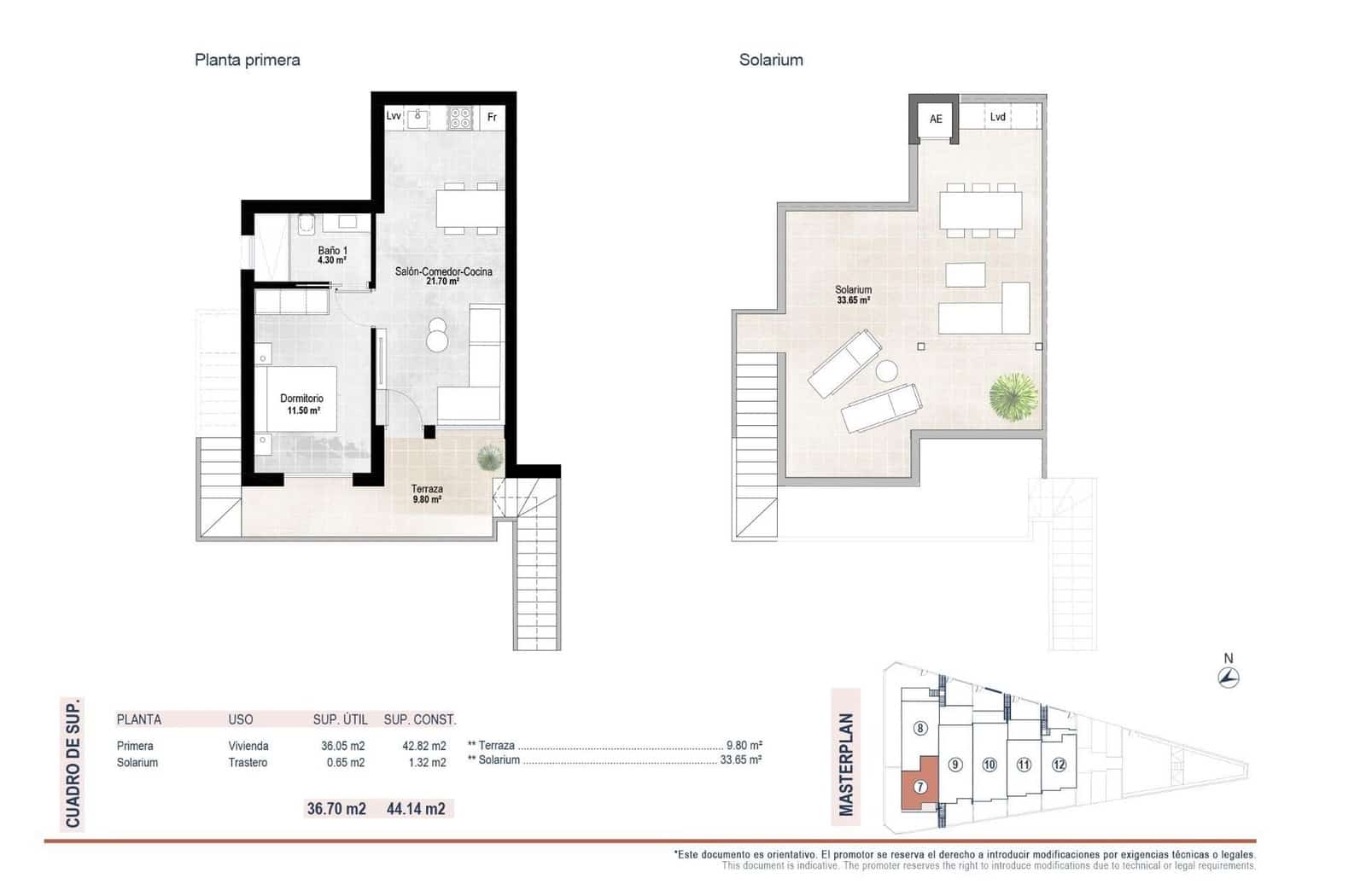 1 sypialnia Bungalow na sprzedaż w San Pedro del Pinatar z basenem - 159 900 € (Ref: 9830791)