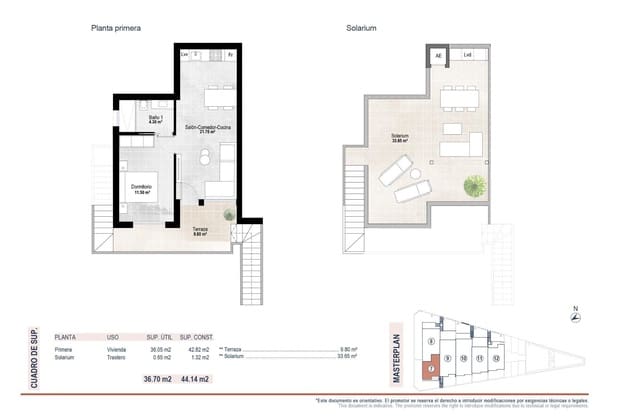 1 sovrum Bungalow till salu i San Pedro del Pinatar med pool - 159 900 € (Ref: 9830791)