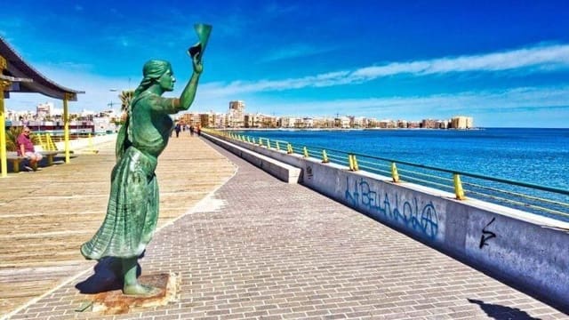 1 chambre Penthouse à vendre à Playa de los Locos, Torrevieja avec piscine - 399 000 € (Ref: 9830792)